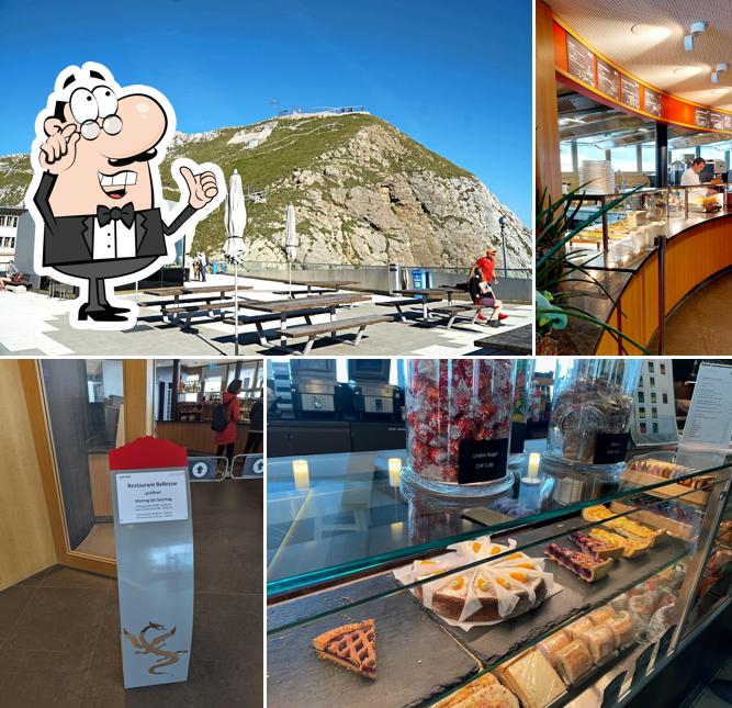 Siediti a un tavolo di Restaurant Bellevue