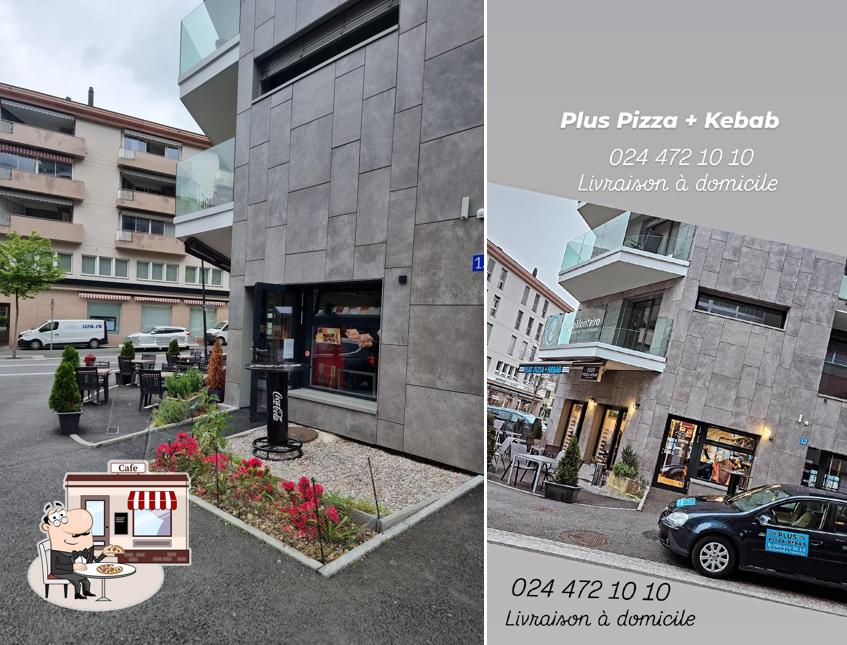 Gli esterni di Plus Pizza + Kebab, Ramaj
