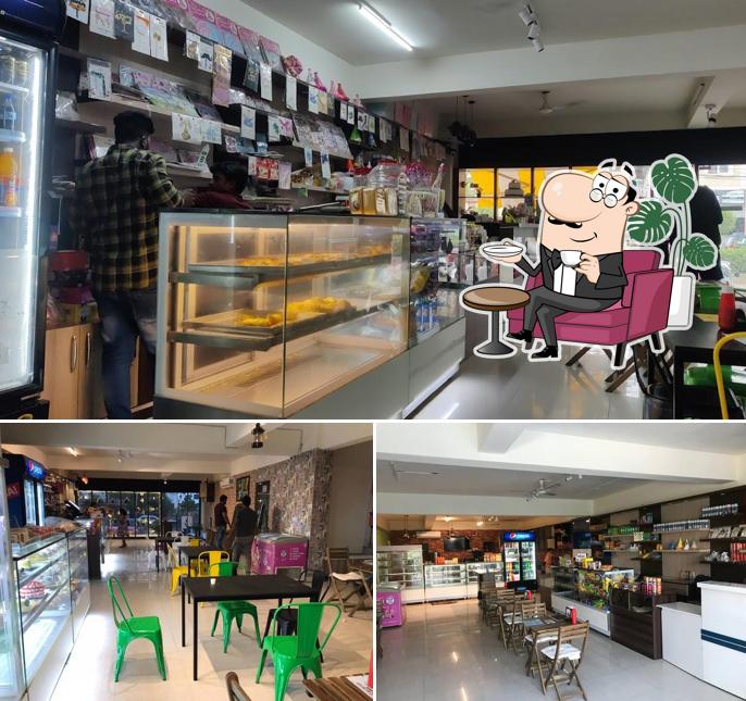 Take a seat at one of the tables at The New Bakeshop (Cafe & Bakery)