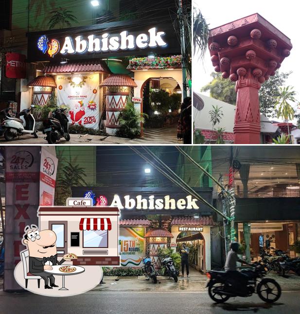 Enjoy the view at the outside area of Abhishek Prime Hotel and Restaurant