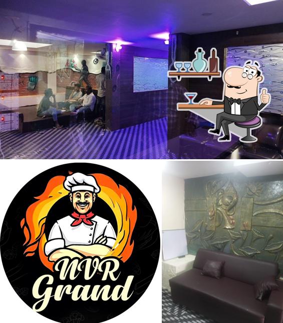 The interior of K .V Family Restaurant