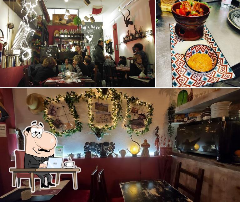 Dai un'occhiata agli interni di Kaldi's Kaffe
