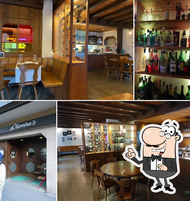 Gli interni di Oliveira's Restaurant Luzern