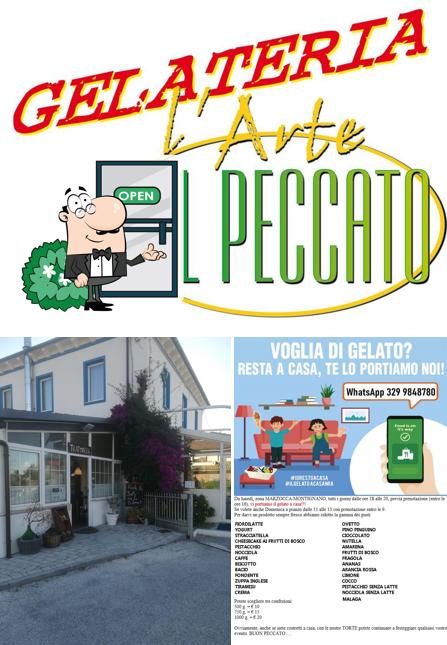 Gli esterni di Gelateria L'Arte Del Peccato Di Cesaretti Maurizio