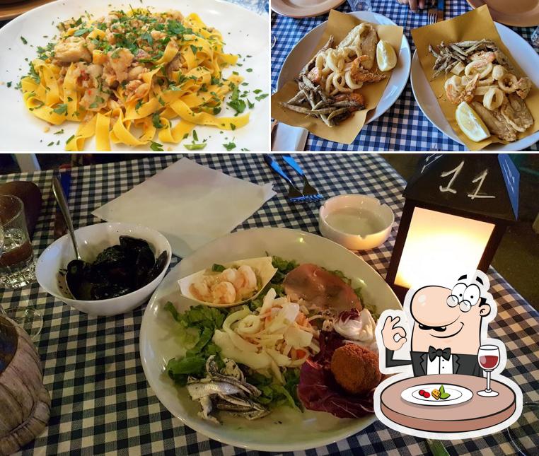 Platti al La Capanna del Pescatore