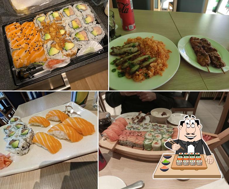 Essayez différentes options de sushi