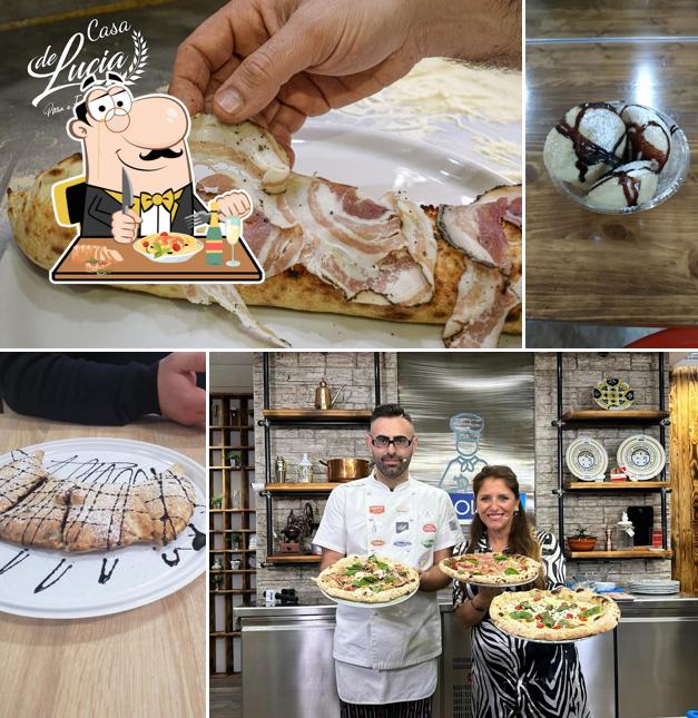 Platti al Pizzeria Casa De Lucia