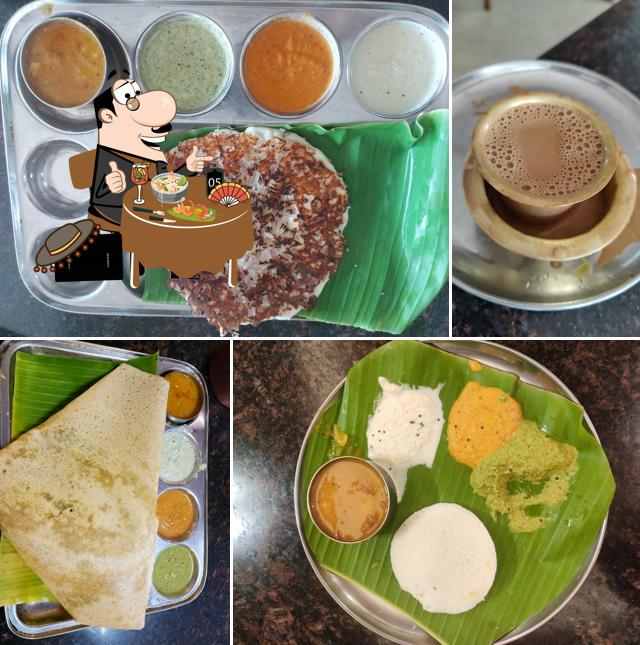 Meals at Sri Kamatchi Bhavan Near Kanchipuram Arch