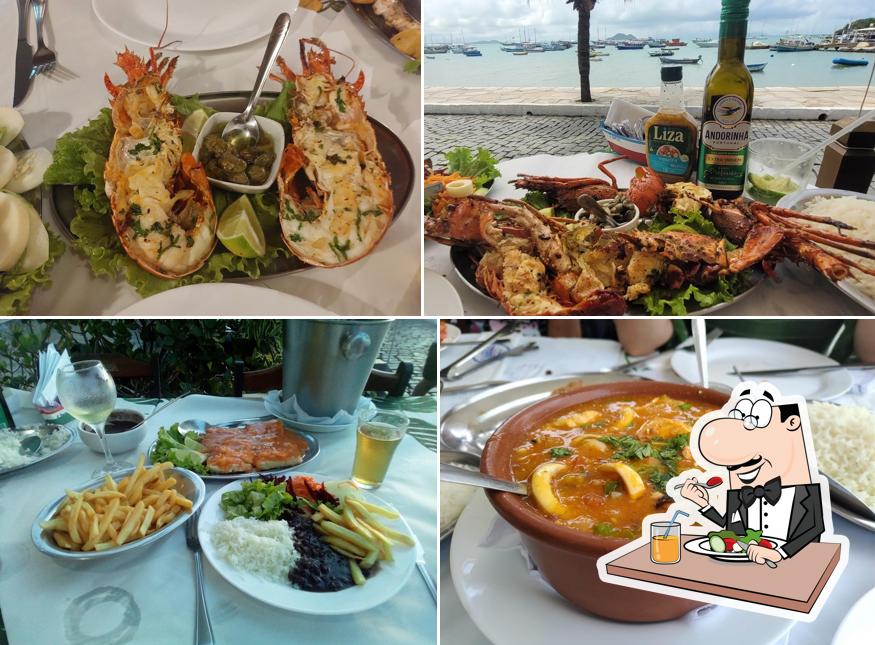 Platos en Restaurante O Barco