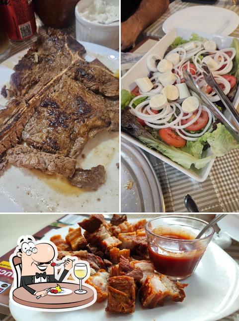 Comida em Restaurante do Gaúcho