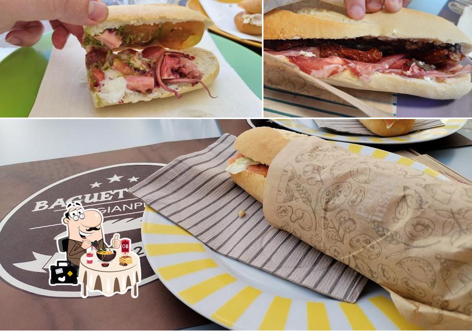 Panino con maiale stirato al Baguetteria Da Gianpiè