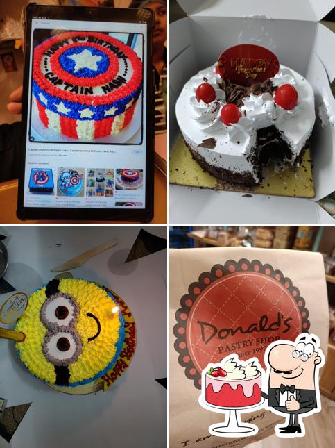 Red velvet cake at Donalds pastry shop rajnagar extension