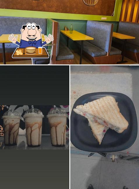 Take a look at the image displaying food and interior at The dazy cafe & restrorant fast food chopaty