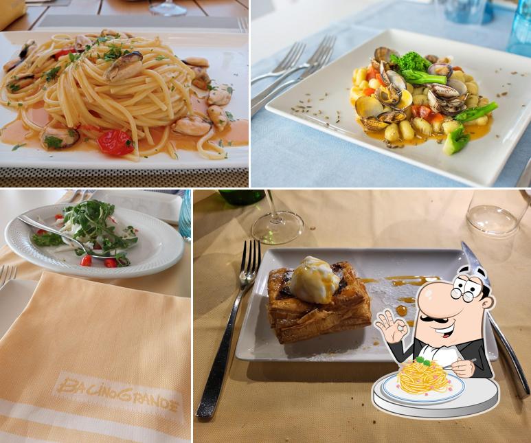 Spaghetti alla carbonara al Hotel Bacino Grande