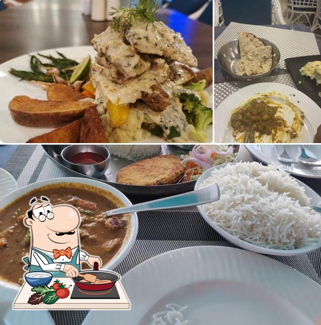 Chicken curry at Azura The Grill Fish