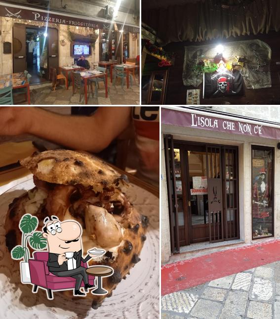 Gli interni di Pizzosteria L'isola che non c'è