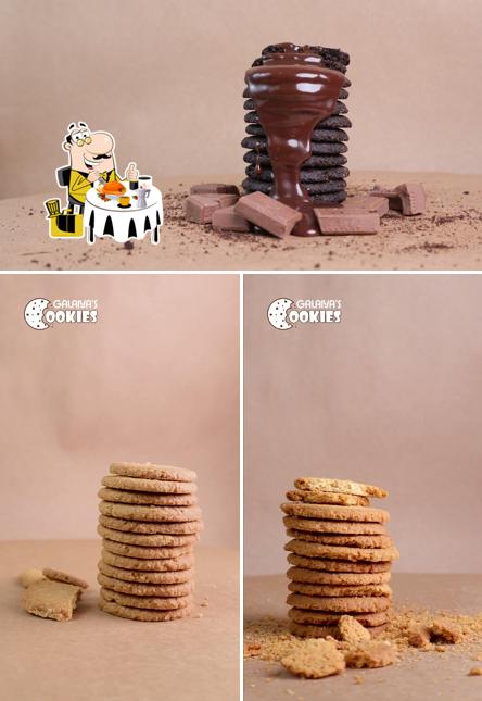 Food at Galaiya's Cookies