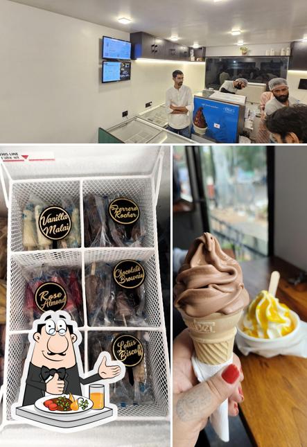Mini Moo - Italian Artisanal Gelato is distinguished by food and interior