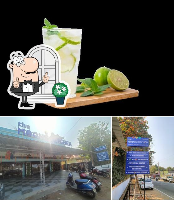 This is the photo depicting exterior and food at The Moon's Kitchen