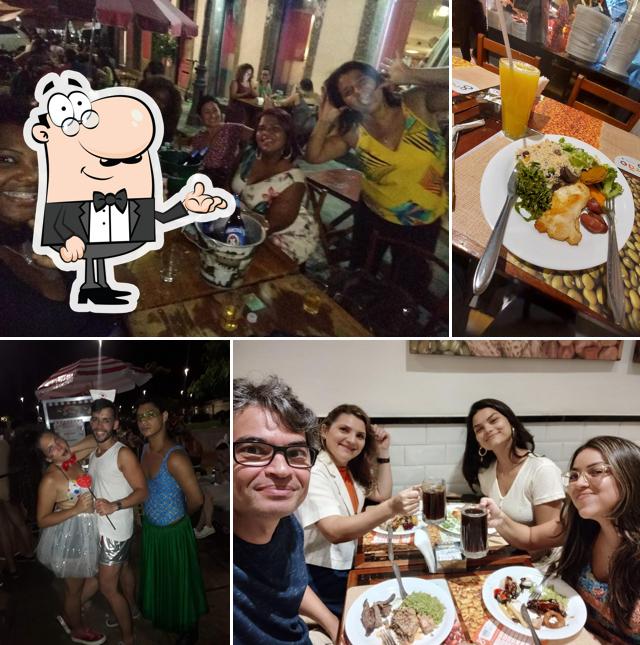 O interior do Restaurante Grão