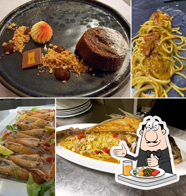 Platti al Ristorante di pesce La Fortezza Rimini