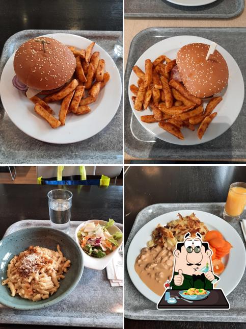 Maccheroni al formaggio al Swisscom Restaurant Time Out