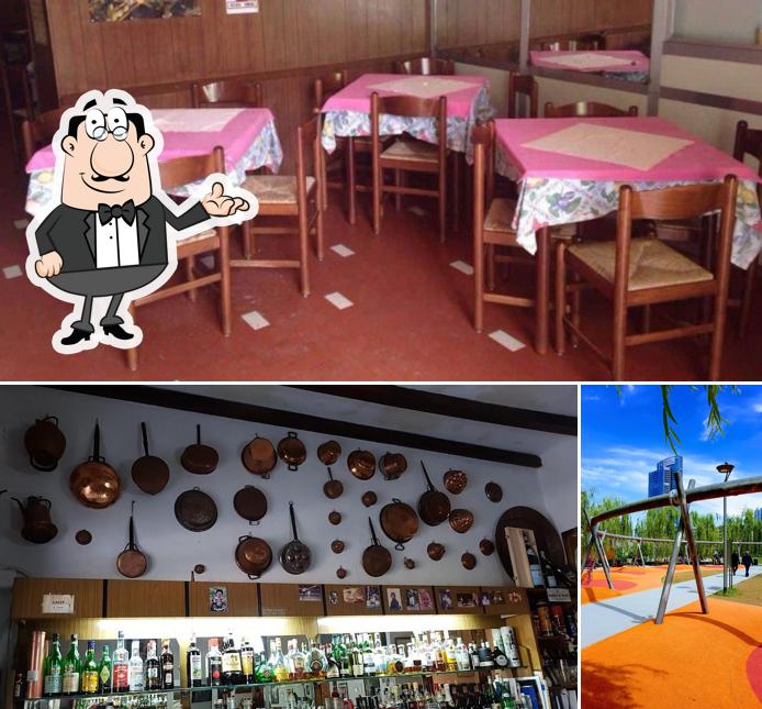 Guarda la foto che presenta la interni e area giochi di Trattoria da Tomaso