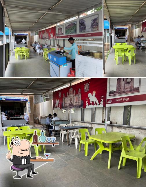 The interior of Shrivallabh Misal House