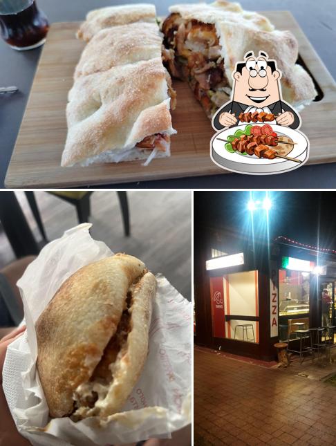 Panino con maiale stirato al Twins Pizza a Taglio