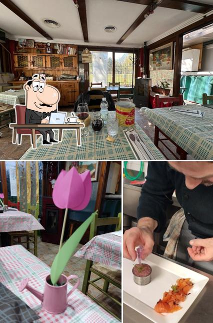 Dai un'occhiata agli interni di Trattoria Pizzeria Le Bistrò Papillon