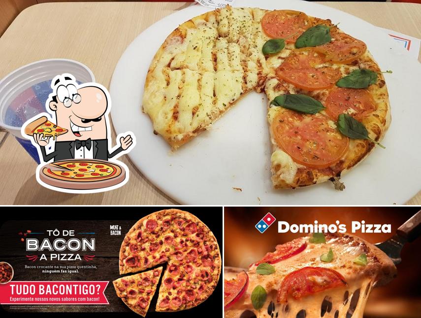 No Domino's Pizza - Cuiabá, você pode pedir pizza