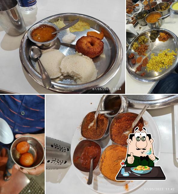 Gulab jamun at G. Chinnarao Restaurant