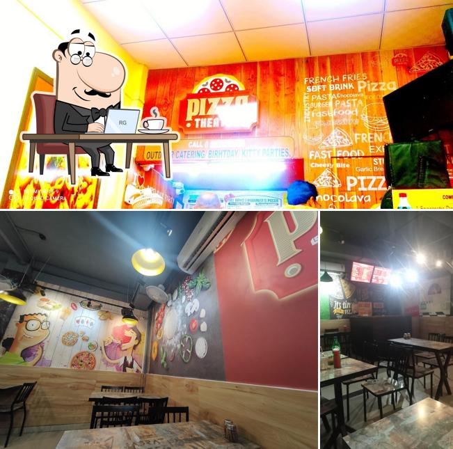 The interior of The Pizza Theatre
