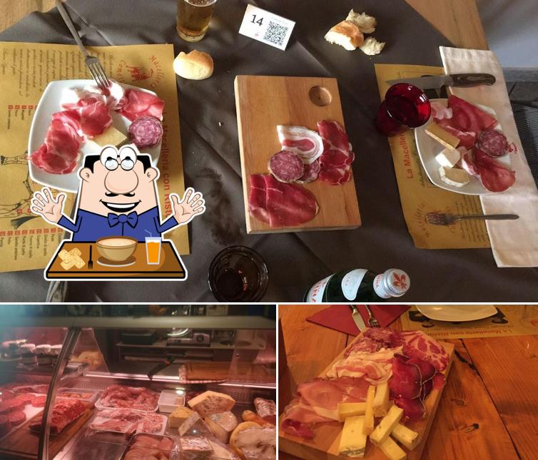 Platti al Macelleria Comotti Pietro & Figli con ristoro