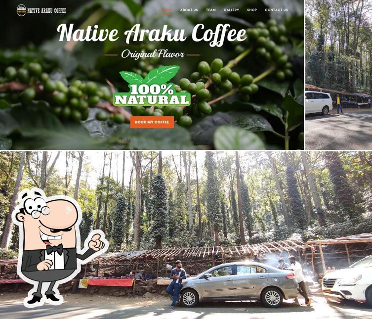 The image of exterior and food at Native Araku Coffee Pvt Ltd