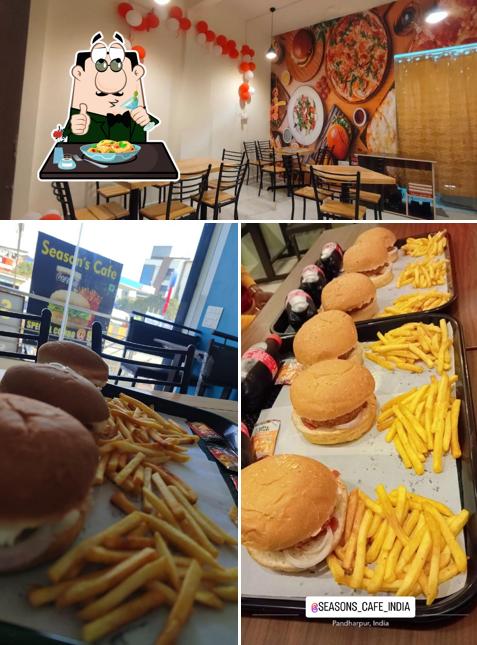 Among different things one can find food and interior at Season's Cafe