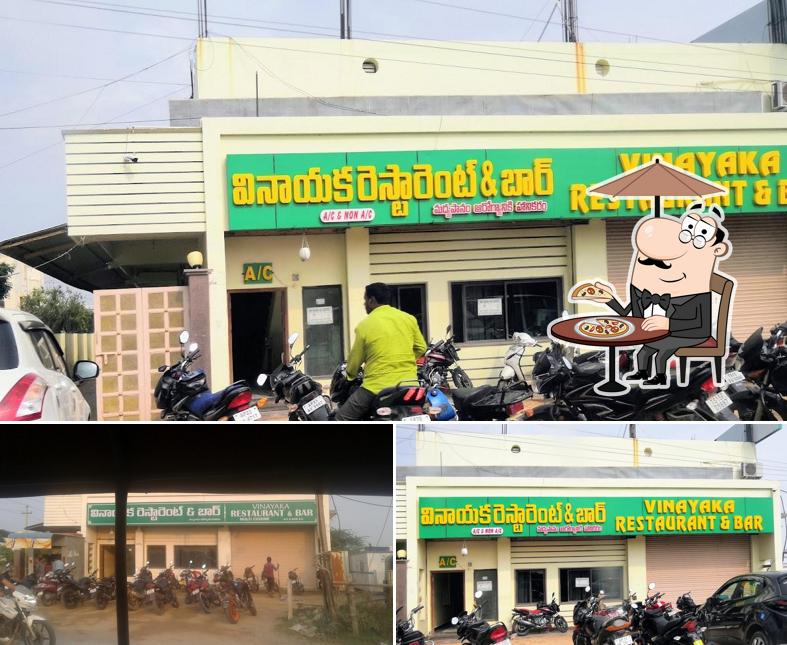 The exterior of Vinayaka Restaurant And Bar