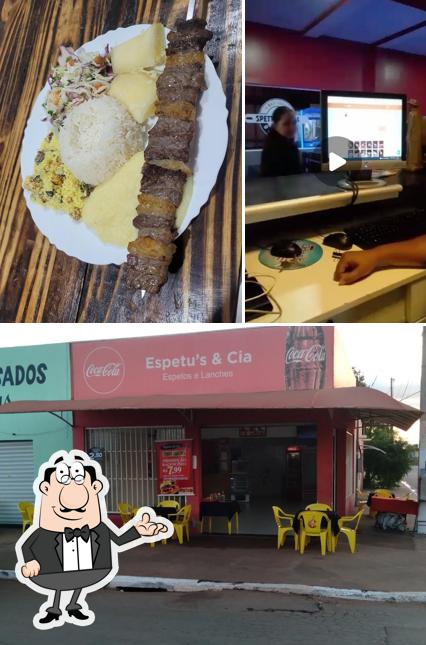 O interior do Espetu's & Cia