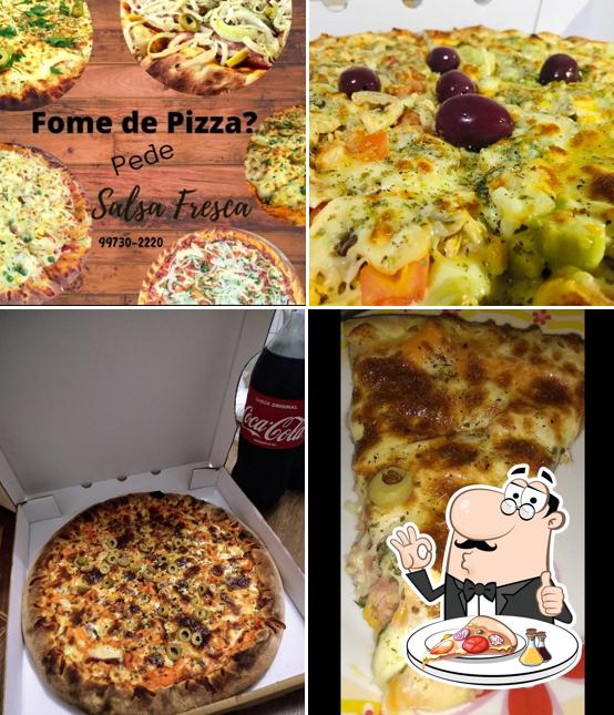 No Pizzaria Salsa Fresca, você pode provar pizza
