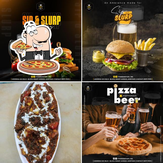 Pick pizza at The Beer Story