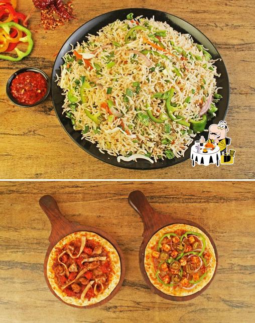 Meals at pizza villa