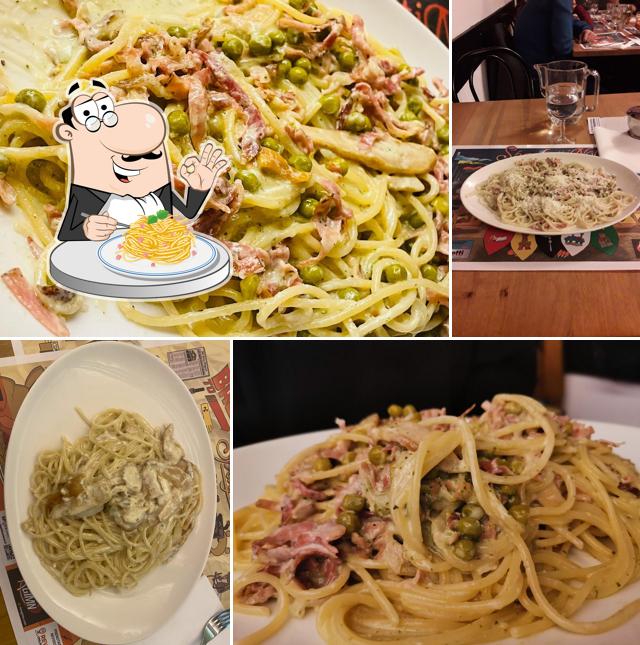 Spaghetti alla carbonara al Spaghetti Notte