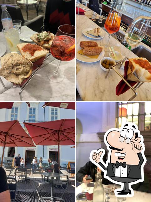 Gli interni di Trapizzino Piazza Carlina