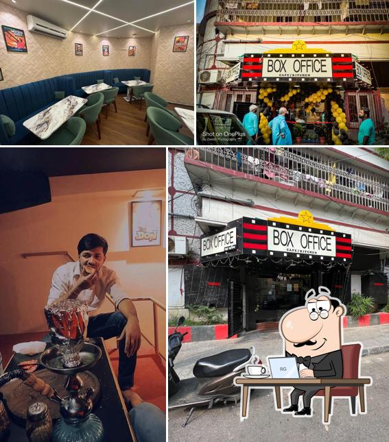 Take a seat at one of the tables at Box Office (Cafe / Kitchen)