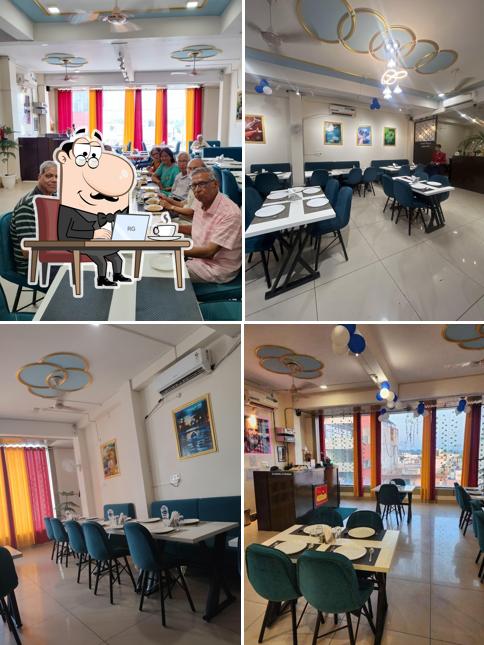 The interior of Dilliwasi Fine Dine Restaurant and Rooftop Cafe