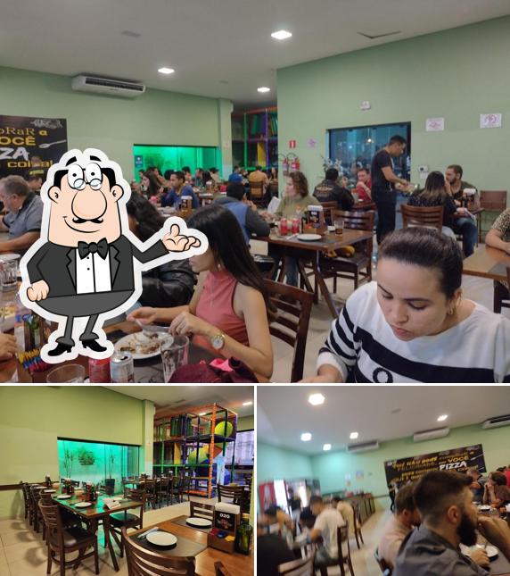 O interior do Dom Marino Pizzaria