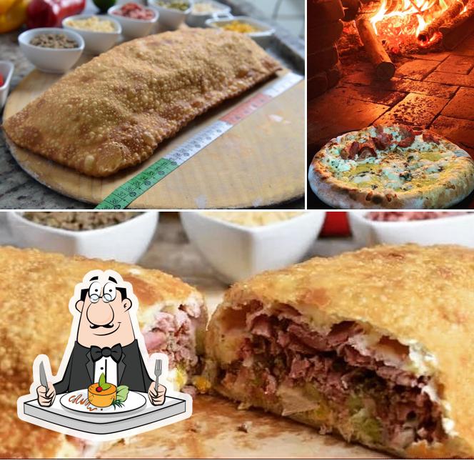 Comida em Pizzaria e Pastelaria Sacaro