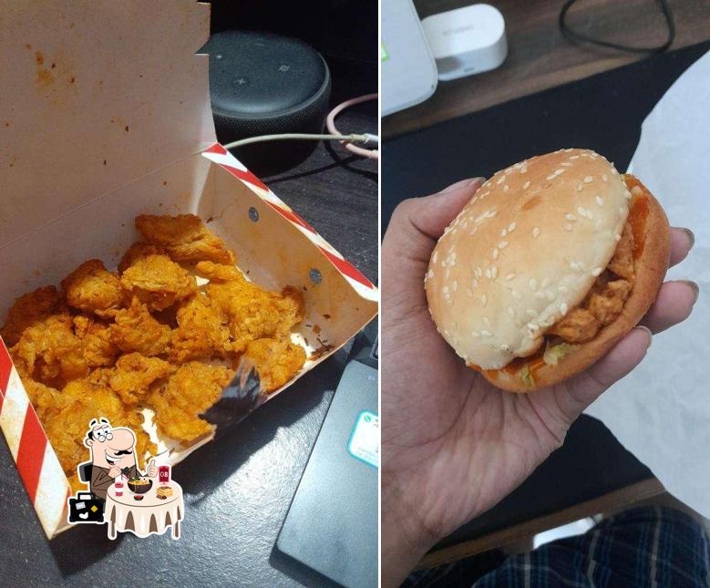 Meals at KHA - Burgers, Fries, Fried Chicken