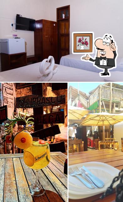 O interior do Piratas da Vila Jeri