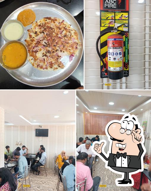 The image of interior and food at HOTEL RKS